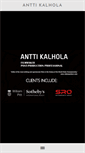 Mobile Screenshot of anttikalhola.com